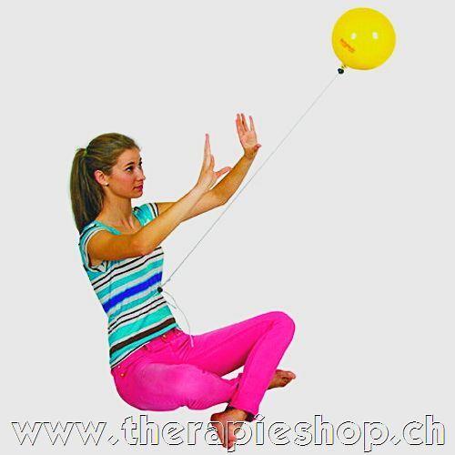 Sportball mit Elastikband